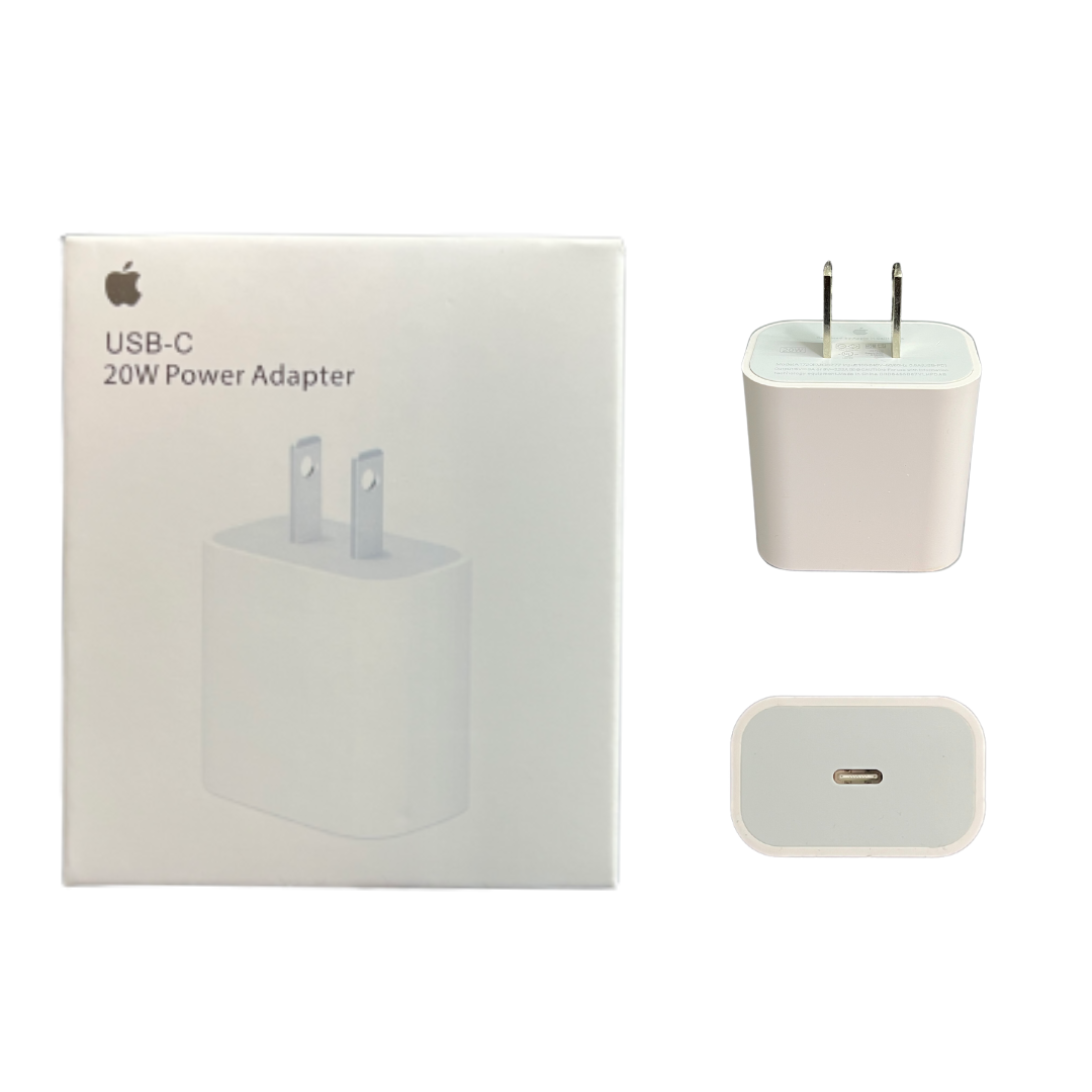 CABEZAL USB-C 20W FOXCONN (RECTAS) ( APPLE )