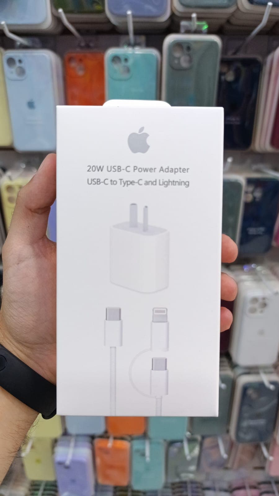 CARGADOR APPLE 20W C A 2 FICHAS