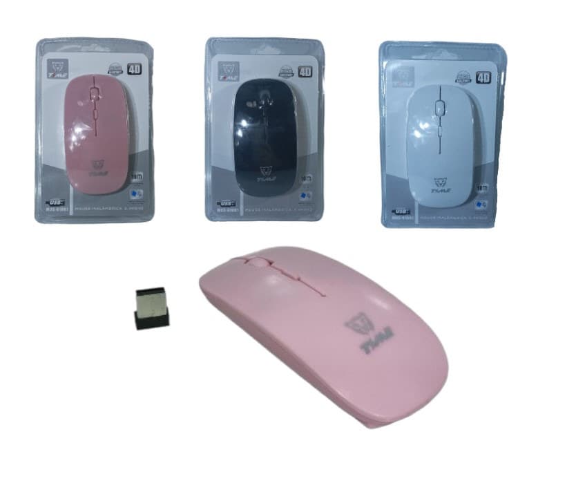 MOUSE TIME INALAMBRICO COLORES