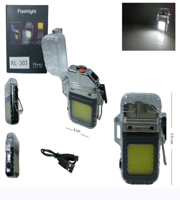 LINTERNA LED RECARGABLE FLASH C/ENCENDEDOR