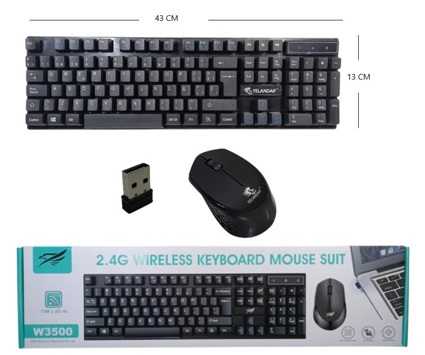 TECLADO + MOUSE YELANDAR