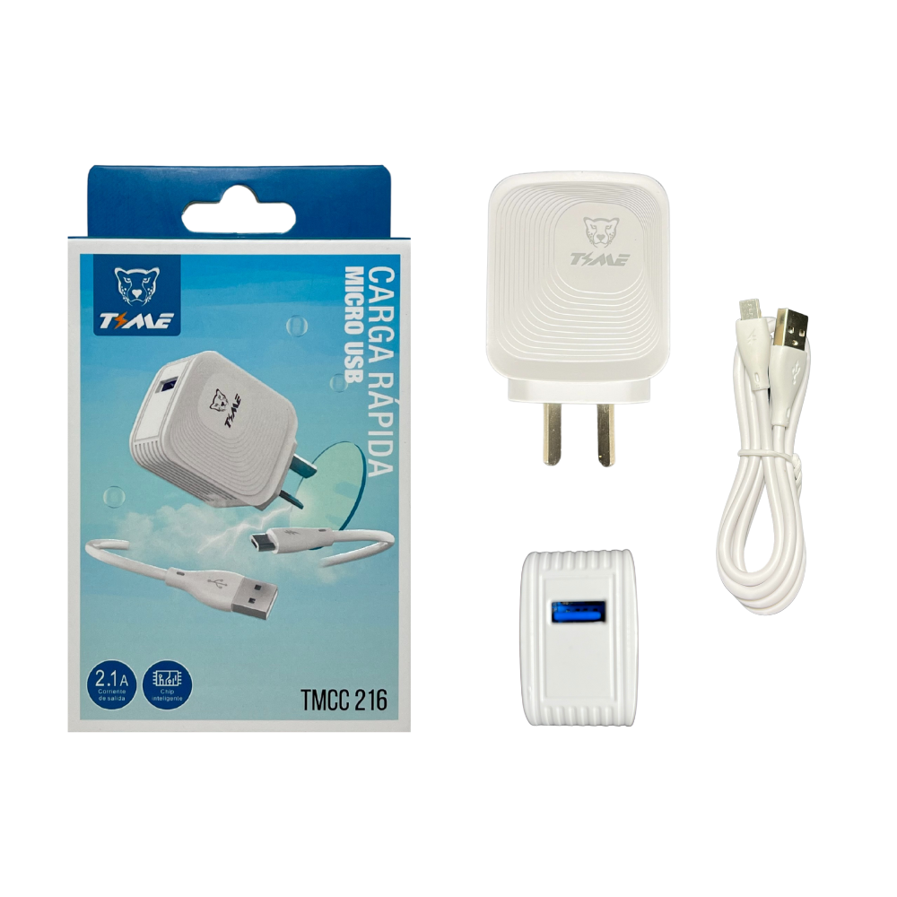 CARGADOR TIME V8 2.1 DESMONTABLE