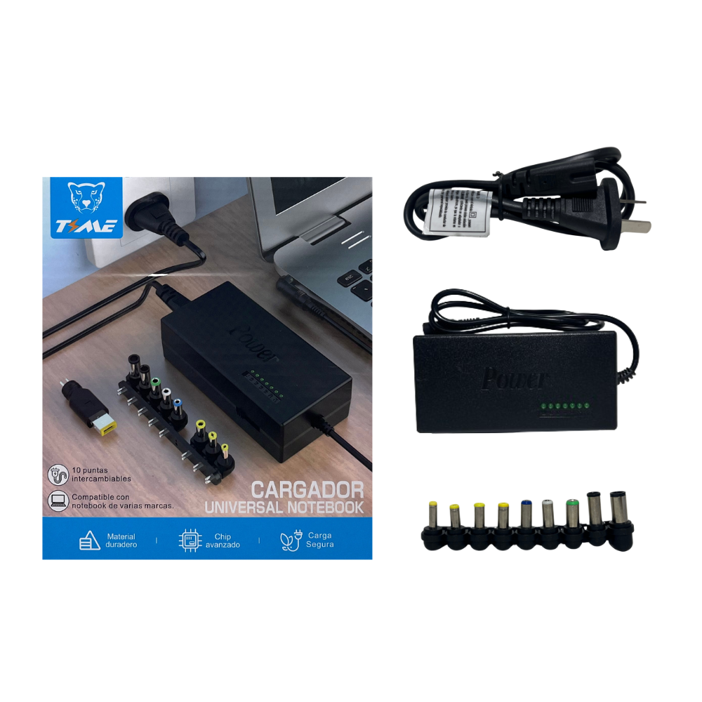 CARGADOR UNIVERSAL P/ NOTEBOOK