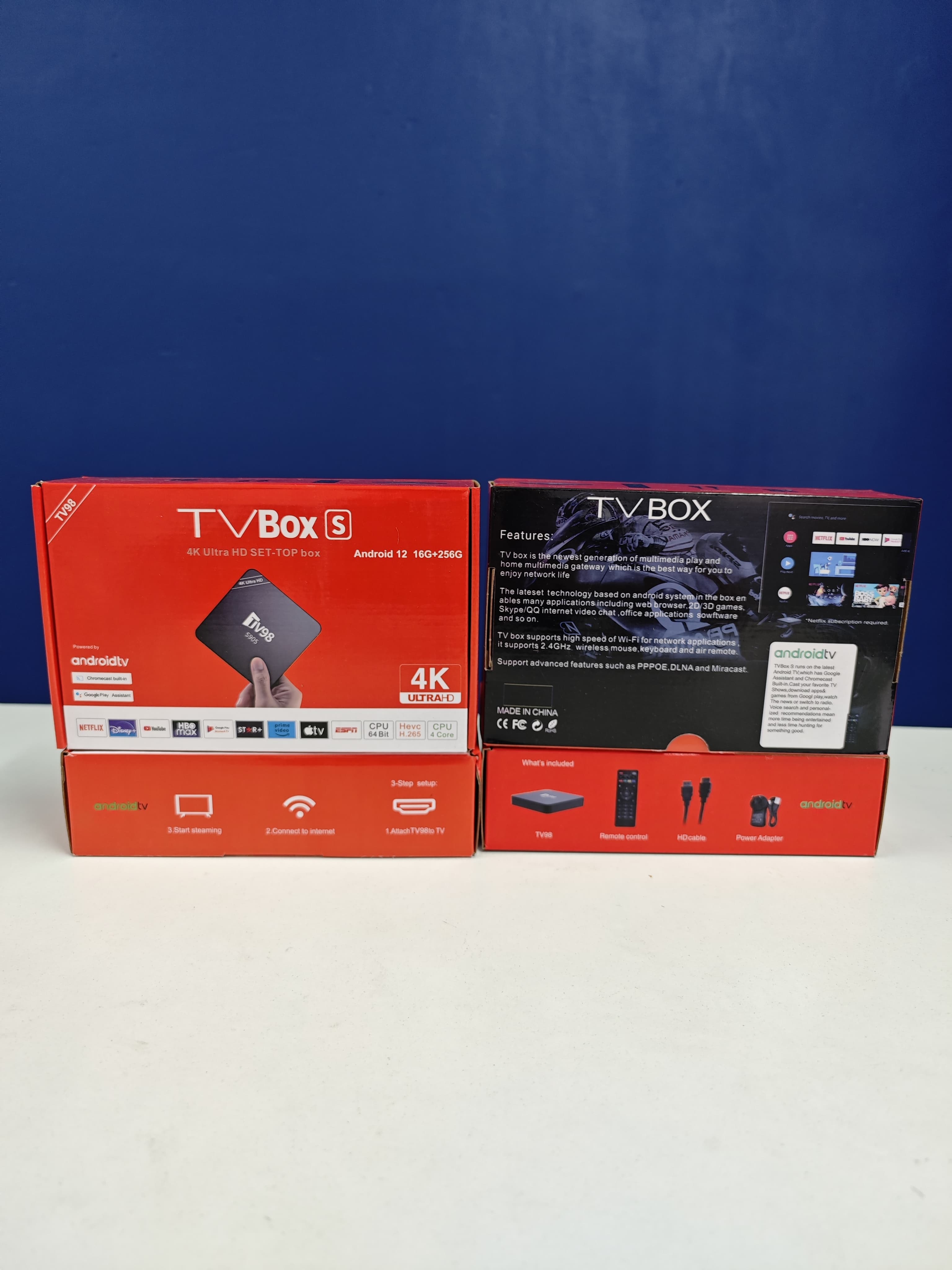 TV BOX 4K ULTRA HD 16G+256G ANDROID 12