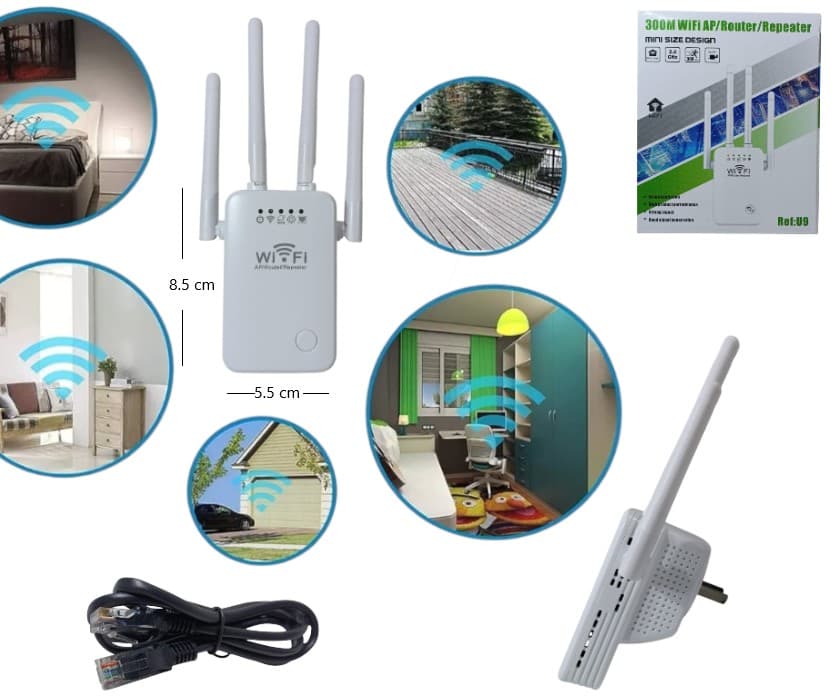 ROUTER REPETIDOR Y RECEPTOR DE WIFI